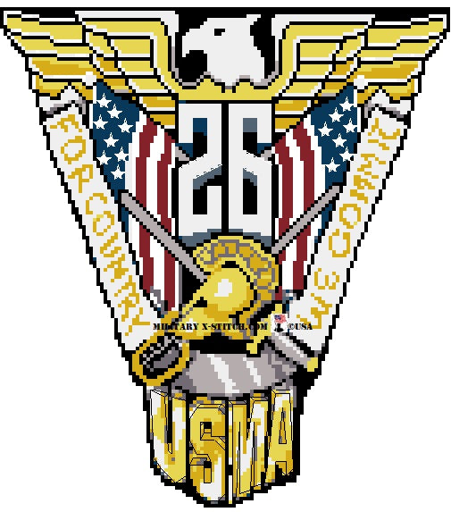 USMA Class Crest 2026 Military XStitch Com