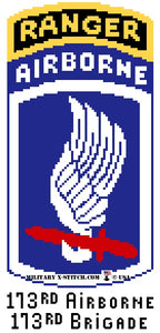Airborne, 173rd Insignia w Ranger Tab