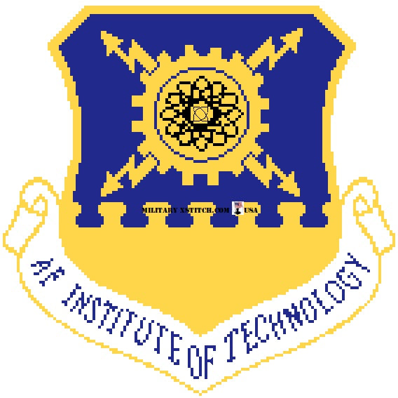USAF Institute of Technology Insignia PDF – Military XStitch Com