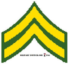 Army Sleeve Rank Private, Corporal & Sergeant Insignia