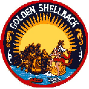 Golden Shellback Insignia