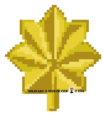 Major / Lt. Colonel / Commander Insignia PDF – Military XStitch Com