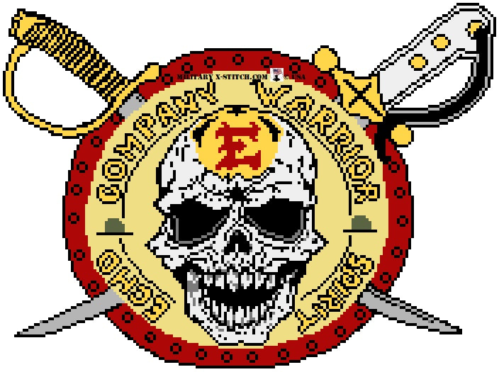 Recruit Training 2nd Battalion Echo Co. Insignia PDF – Military XStitch Com