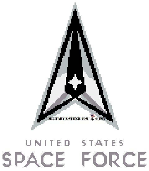 U.S. Space Force Logo – Military XStitch Com