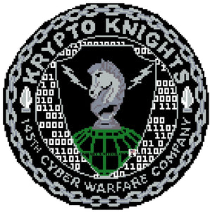 Cyber Warfare 145th Co. Insignia