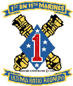 Marines, 1-11th Insignia