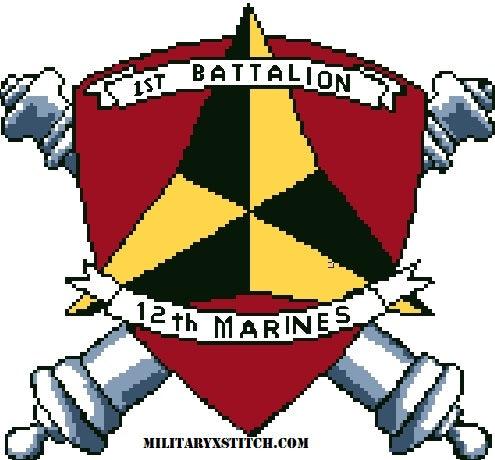 Marines, 1-12th Insignia