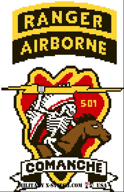 Airborne, 1-501st Comanche Company Insignia