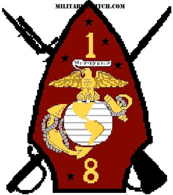 Marines, 1-8th Insignia