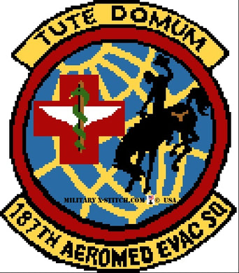 Aeromed Evac Squadron, 187th Insignia