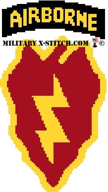 Infantry, 25th Division Insignia with AB Tab