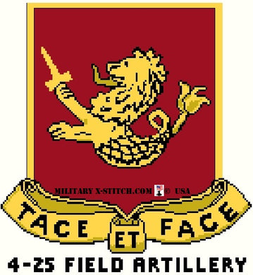 Field Artillery (FA), 4-25th Insignia