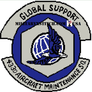Aircraft Maintenance Squadron 433rd (AMS) Insignia