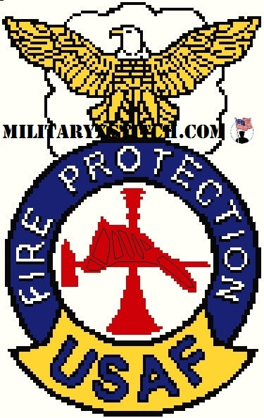 個人装備 USAF  FIRE PROTECTION USAF Fire Protection Driver Badge Patch | United States Air