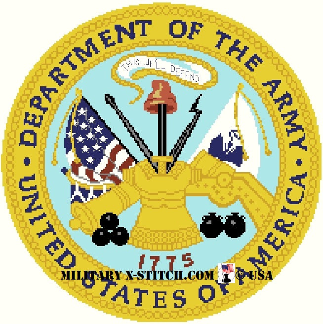 Department of the Army Seal 14 in. PDF