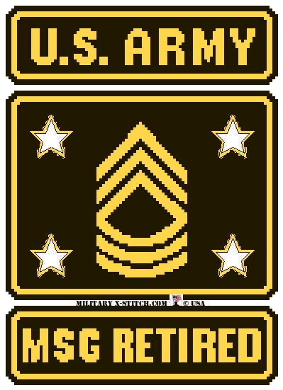 Army Logo (MSG) Retired
