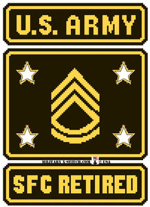 Army Logo (SFC) Retired