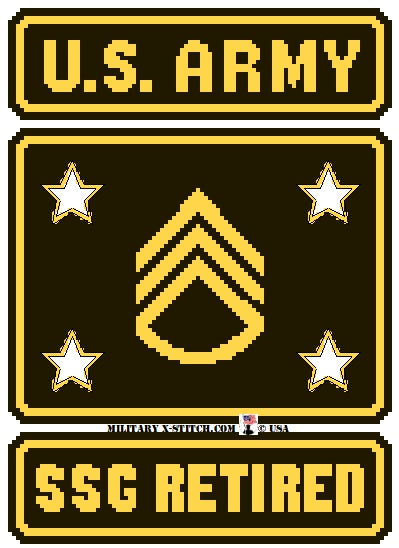 Army Logo (SSG) Retired