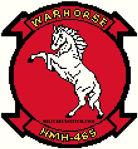 HMH-465 Warhorse Insignia