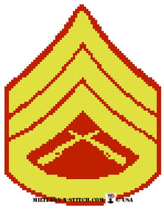 Marine Corps Ranks (E6 - E8) Sleeve Insignia  PDF