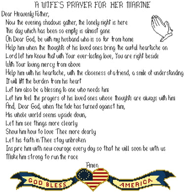 Marine Corps Wife's Prayer