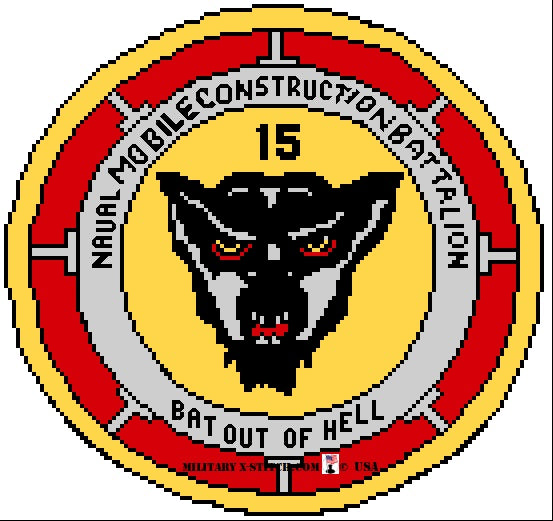 Naval Mobile Construction Battalion 15 Insignia