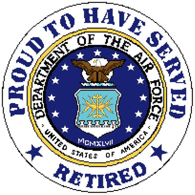 Department of the Air Force w/ Proud Retired