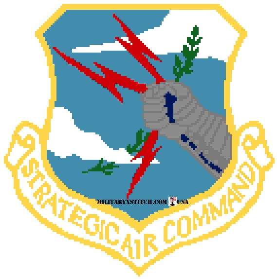 Strategic Air Command (SAC) Insignia – Military XStitch Com