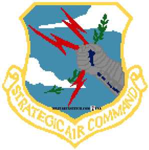 Strategic Air Command (SAC) Insignia PDF – Military XStitch Com