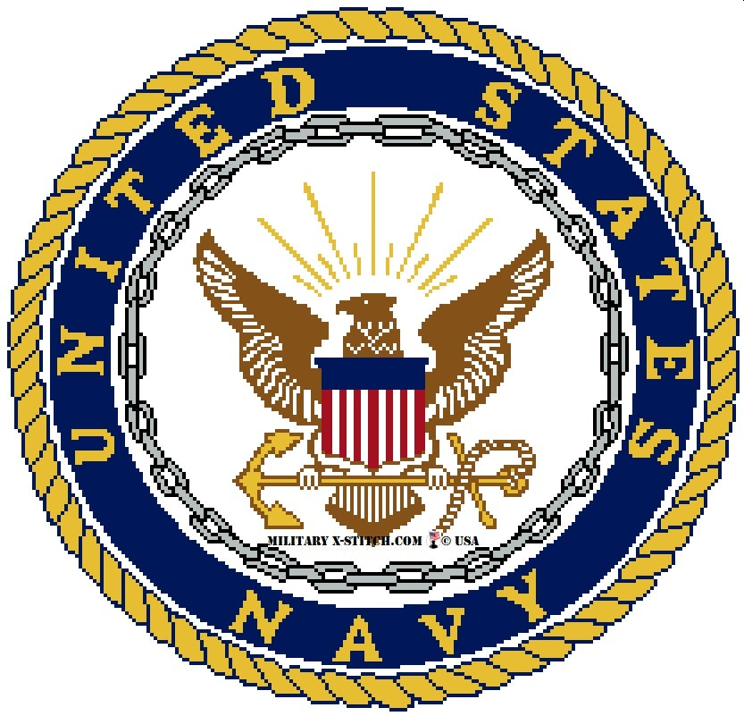 Navy Emblem 14 in.