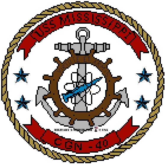 USS Mississippi CGN-40 insignia
