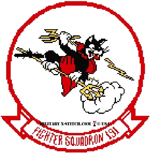 VF-191 Satan's Kittens Fighter Squadron Insignia