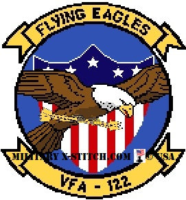 VFA-122 Flying Eagles Fighter Squadron Insignia