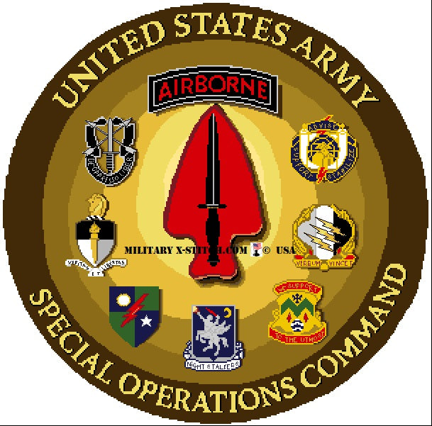 Army Special Operations Command – Military XStitch Com