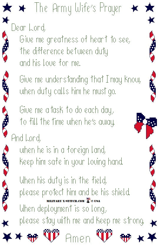 Army Wife's Prayer