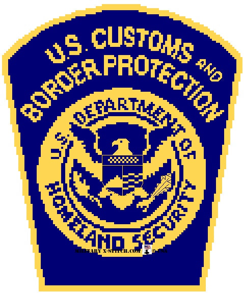 CBP Sleeve Insignia PDF – Military XStitch Com