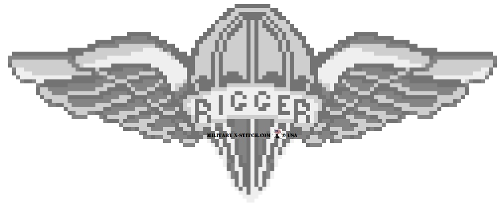 Parachute Rigger Insignia – Military XStitch Com