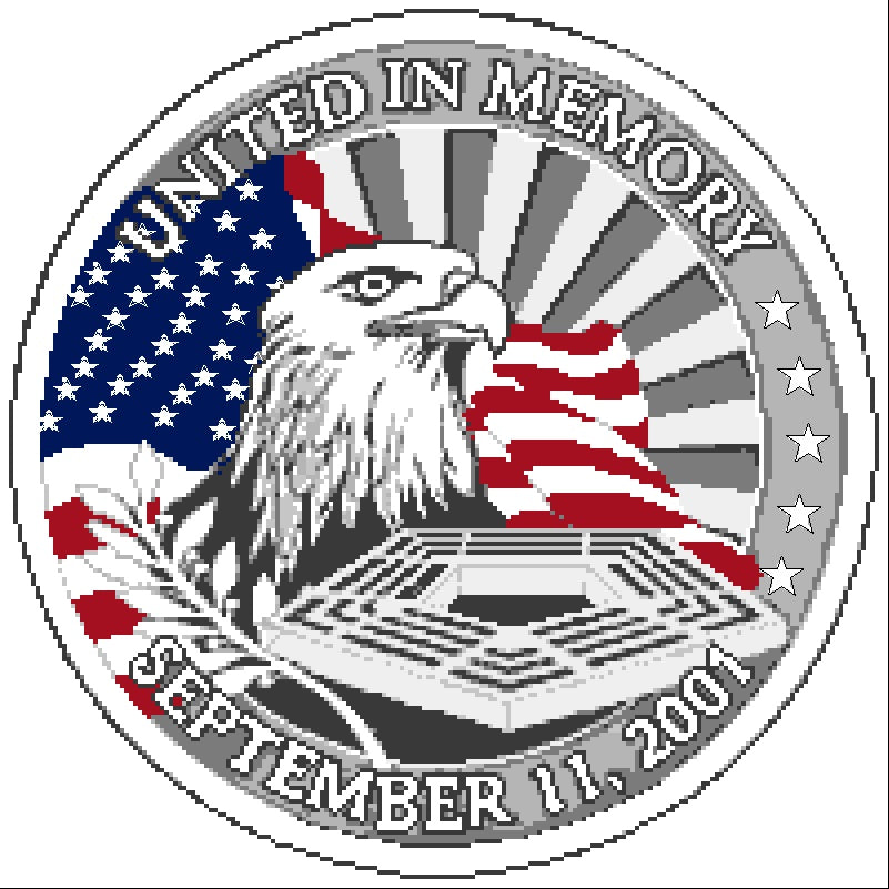 United In Memory (Sept 11, 2001) Emblem 14 in. PDF