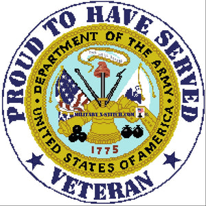 Department of the Army w/ Proud Veteran PDF