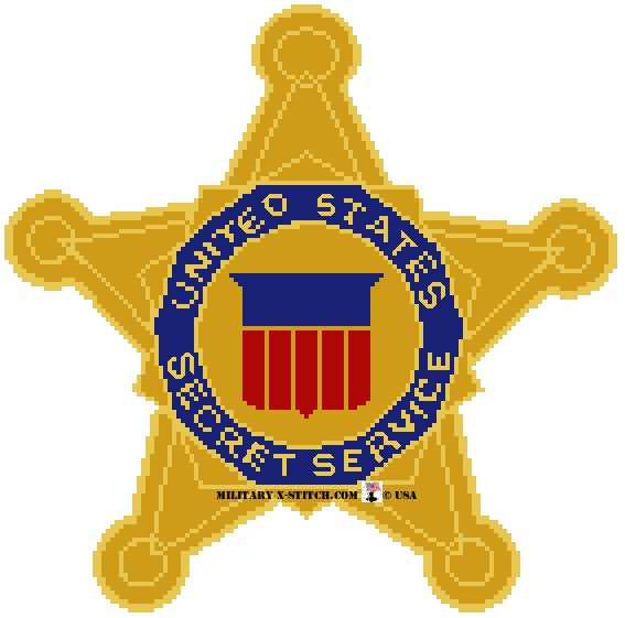 Secret Service Emblem PDF – Military XStitch Com