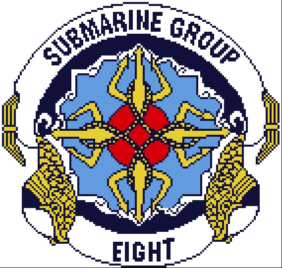 Submarine Group Eight Insignia – Military XStitch Com
